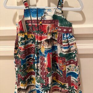 Reyn Spooner Girls Christmas Dress